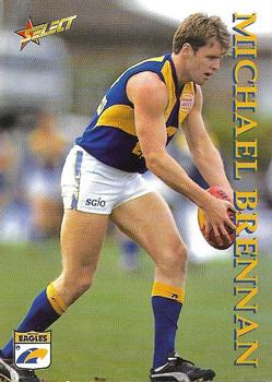 1995 Select AFL #8 Michael Brennan Front